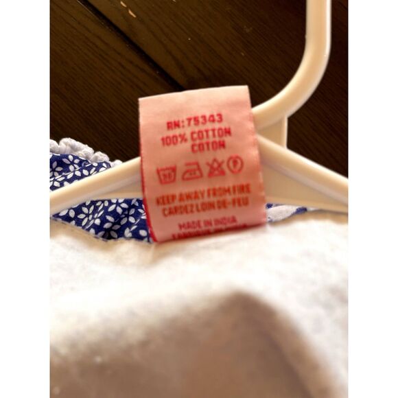 Cutey Couture Floral Dress with crochet detail 100% Cotton Size 2/3 Years - Picture 4 of 5